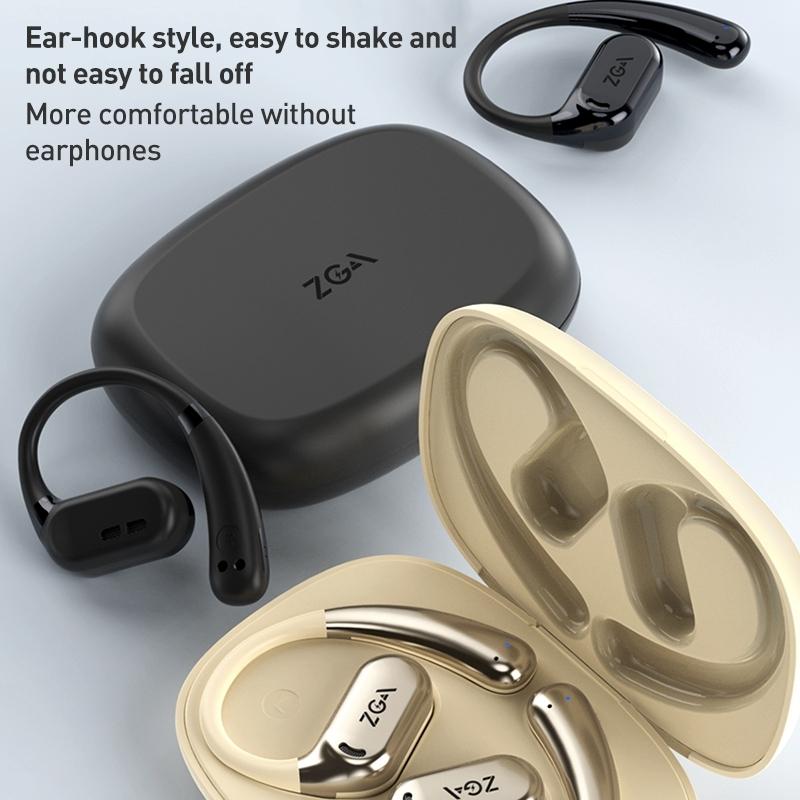 NNEDSZ Wireless Bluetooth Earphone Ear-Mounted - White-2