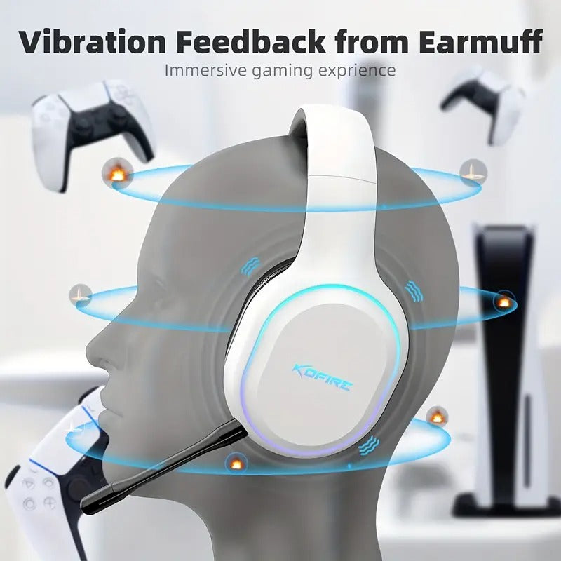 NNETM Pro Wireless Gaming Headset with Detachable Microphone-1